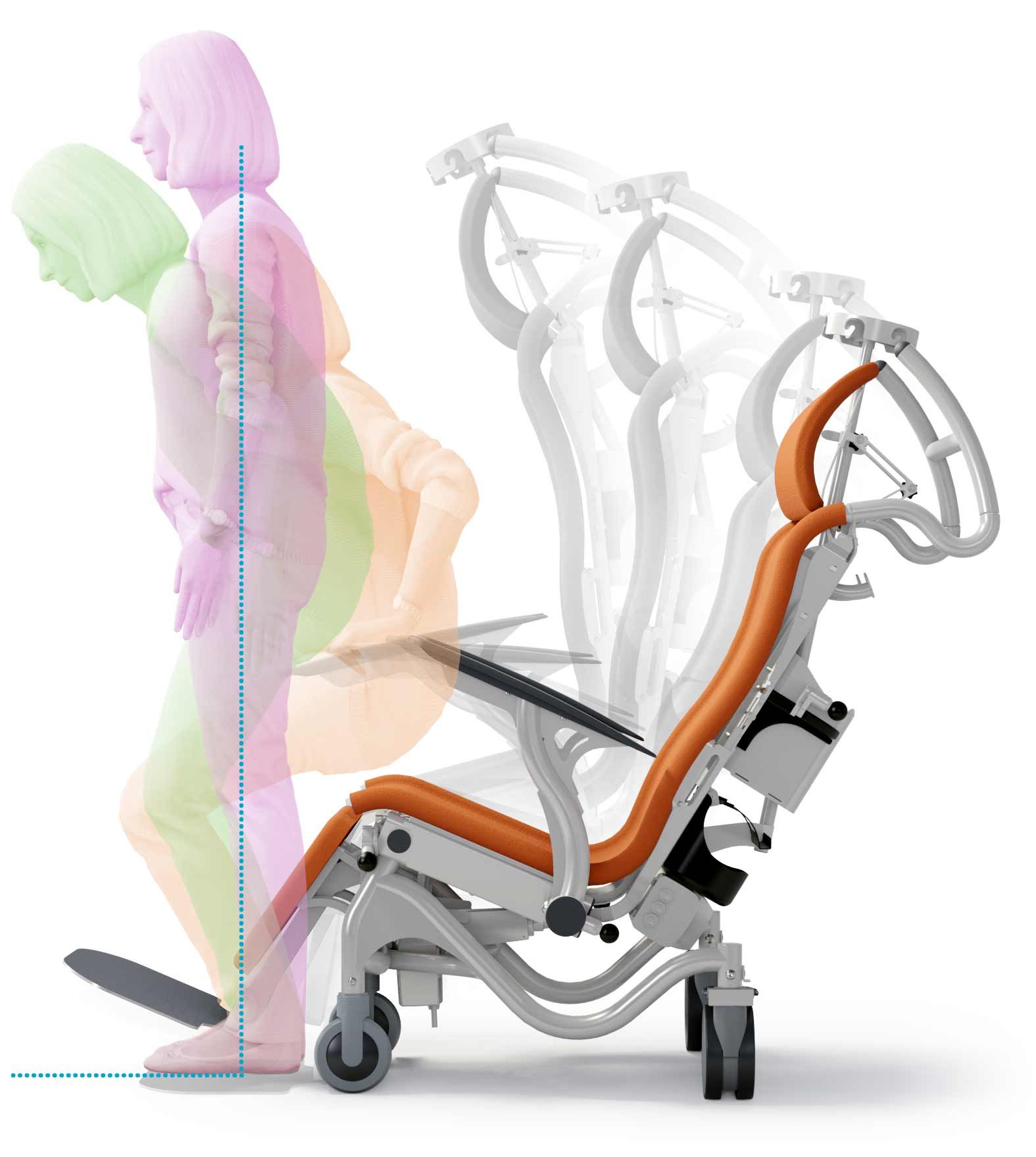 Care Continuum Chair™ standing motion